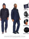 Daliya Reversible Rain Suit – Coat & Pant Set